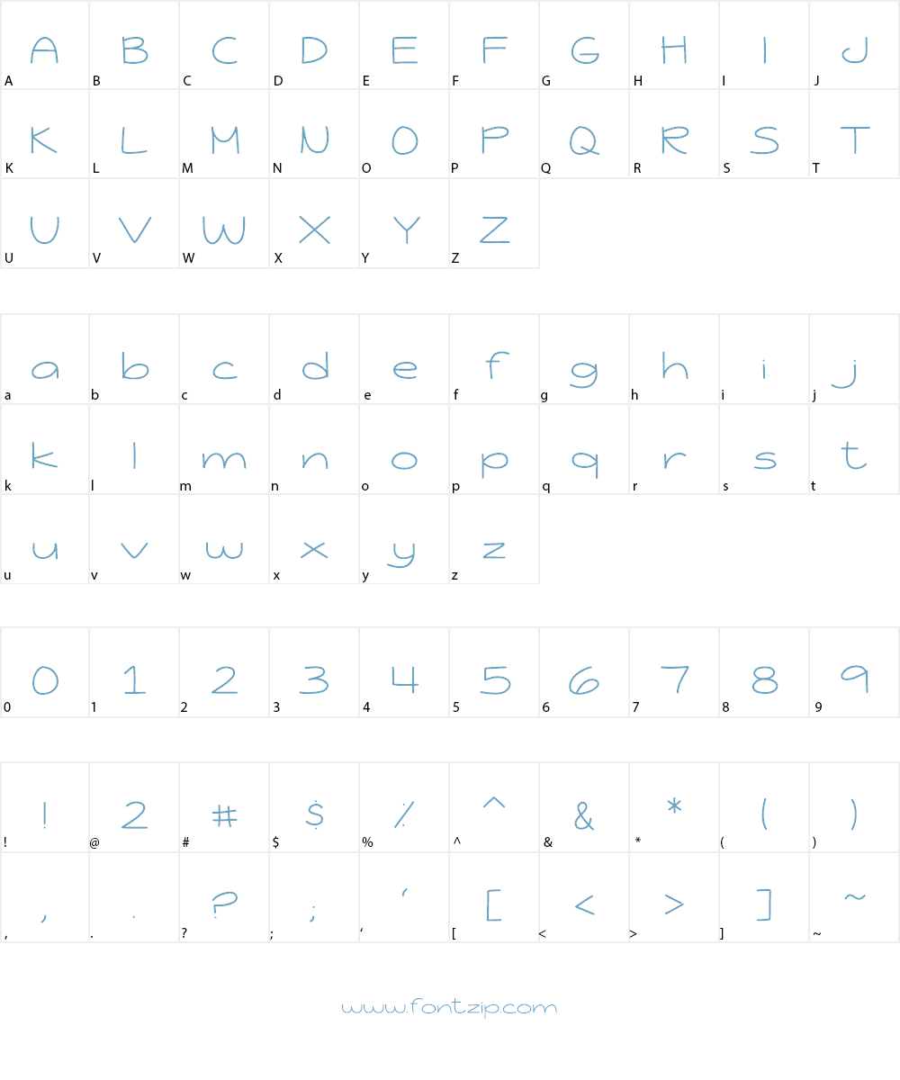 Jessica Elaine Font Character